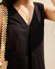 Basic V-Neck Kurta Set with Pants