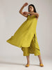 Basic V-Neck Kurta Set with Pants