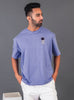 Lykcon Unisex Cotton Lycra Printed Graphic T-Shirt-Astronaut-Lavender