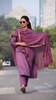 Timeless Cotton Kurta Pant Set with Chanderi Silk Dupatta