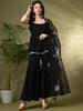 "Gulnaar Tiered Sharara Set –  Elegance with Golden Gota"